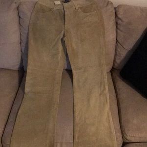 Leather Suede this goes with Jacket. Size 4